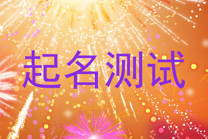 起名测试
