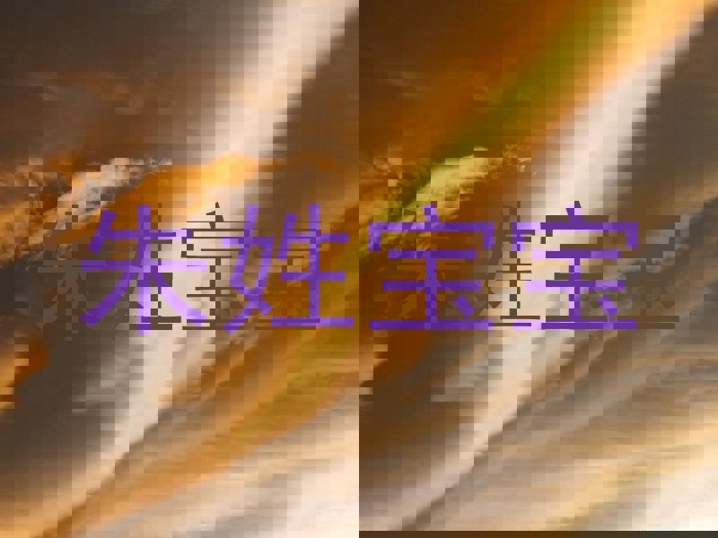 朱姓宝宝