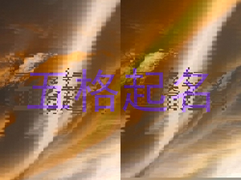 五格起名