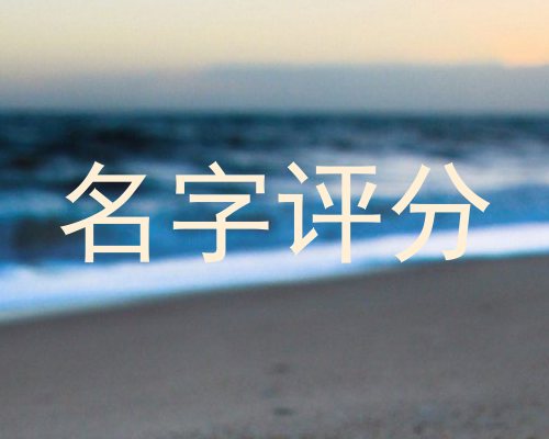 名字评分