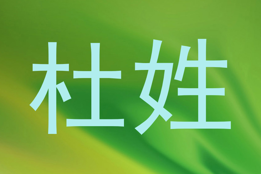 杜姓