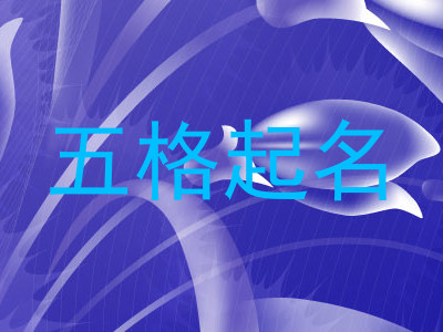 五格起名