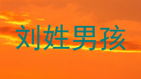刘姓男孩