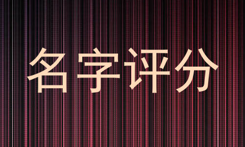 名字评分