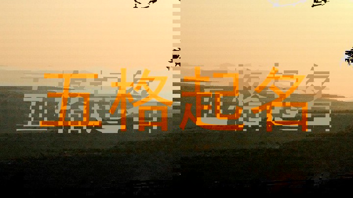 五格起名