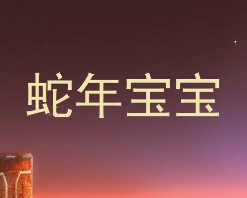蛇年宝宝