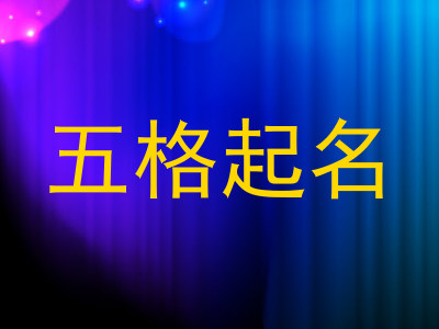 五格起名