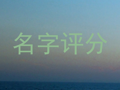 名字评分