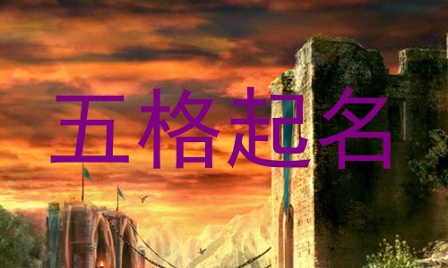 五格起名