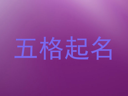 五格起名