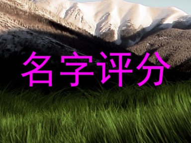 名字评分