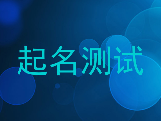 起名测试