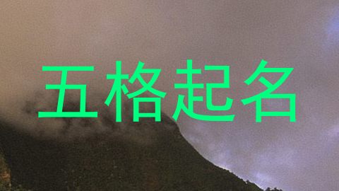 五格起名