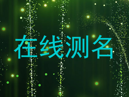 在线测名