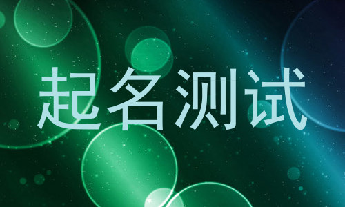起名测试