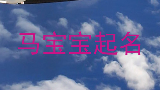 马宝宝起名