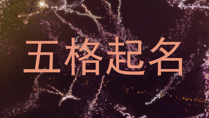 五格起名
