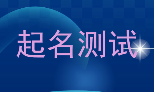 起名测试