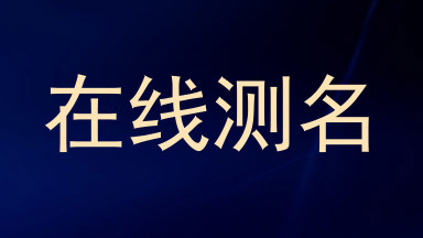 在线测名