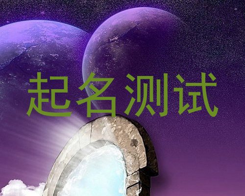 起名测试
