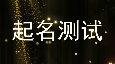 起名测试