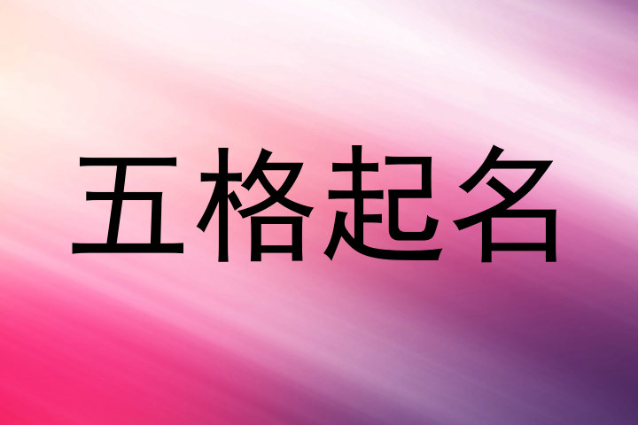 五格起名