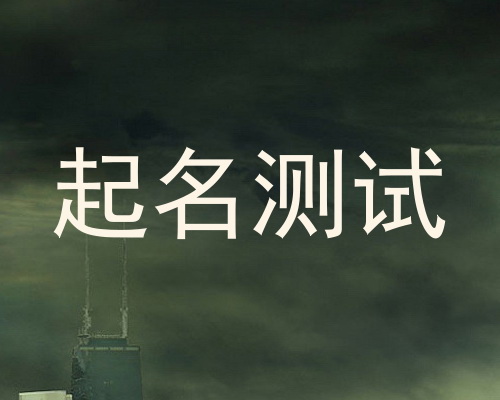 起名测试