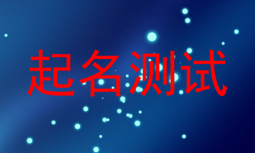 起名测试