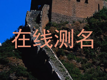 在线测名