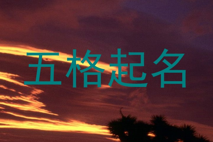 五格起名