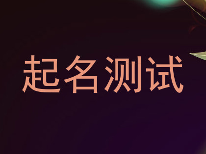 起名测试