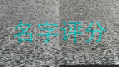 名字评分