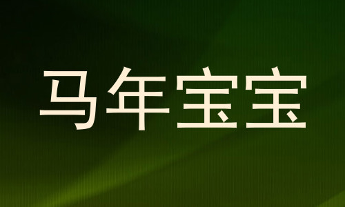 马年宝宝