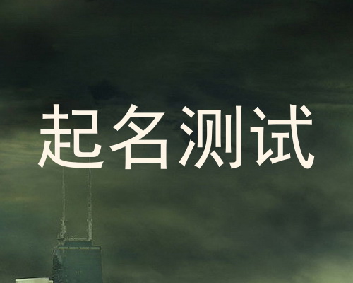 起名测试