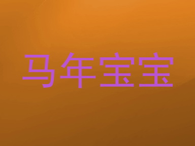 马年宝宝