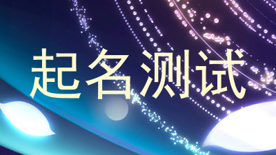 起名测试
