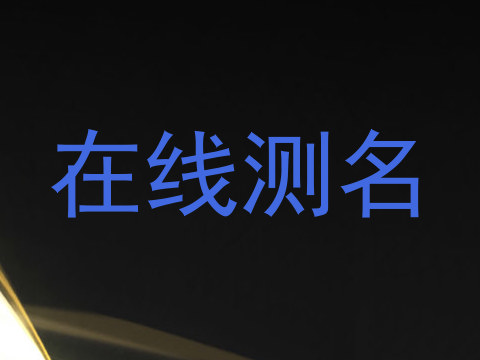 在线测名