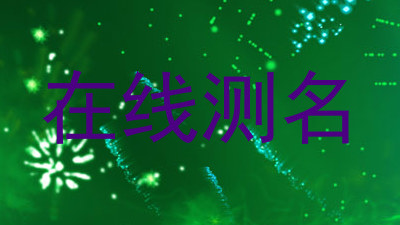 在线测名