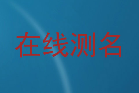 在线测名