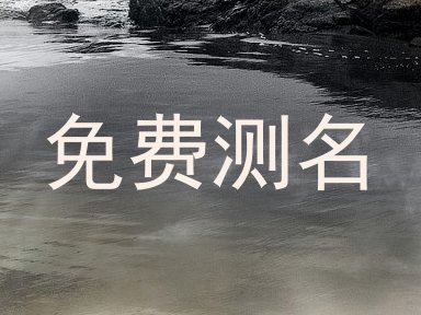 免费测名
