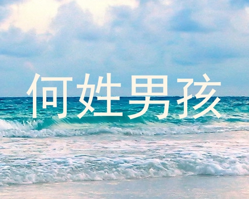 何姓男孩