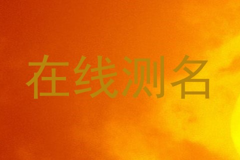 在线测名
