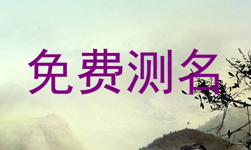 免费测名