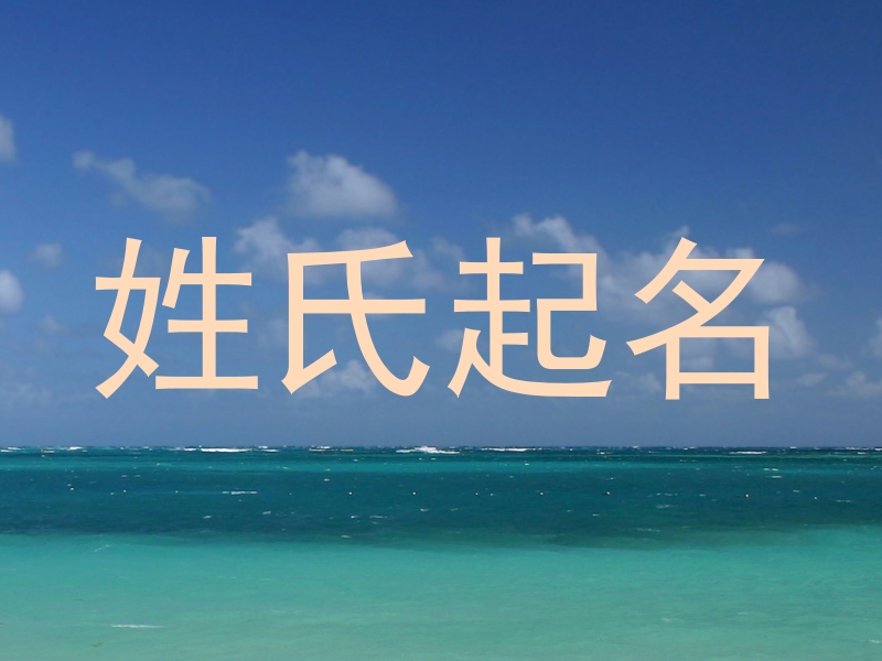姓氏起名