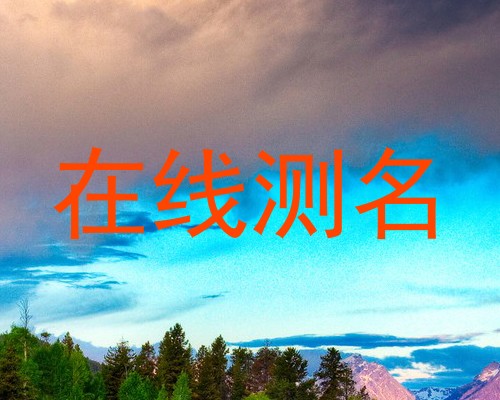 在线测名