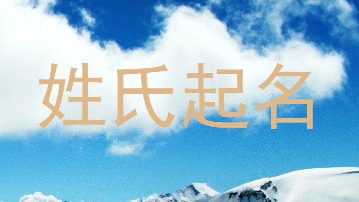 姓氏起名