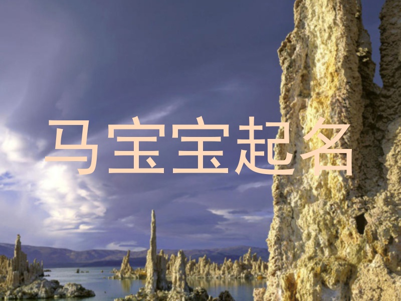 马宝宝起名