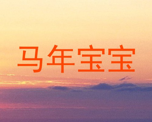马年宝宝