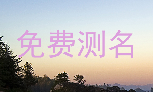 免费测名