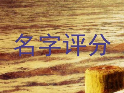 名字评分